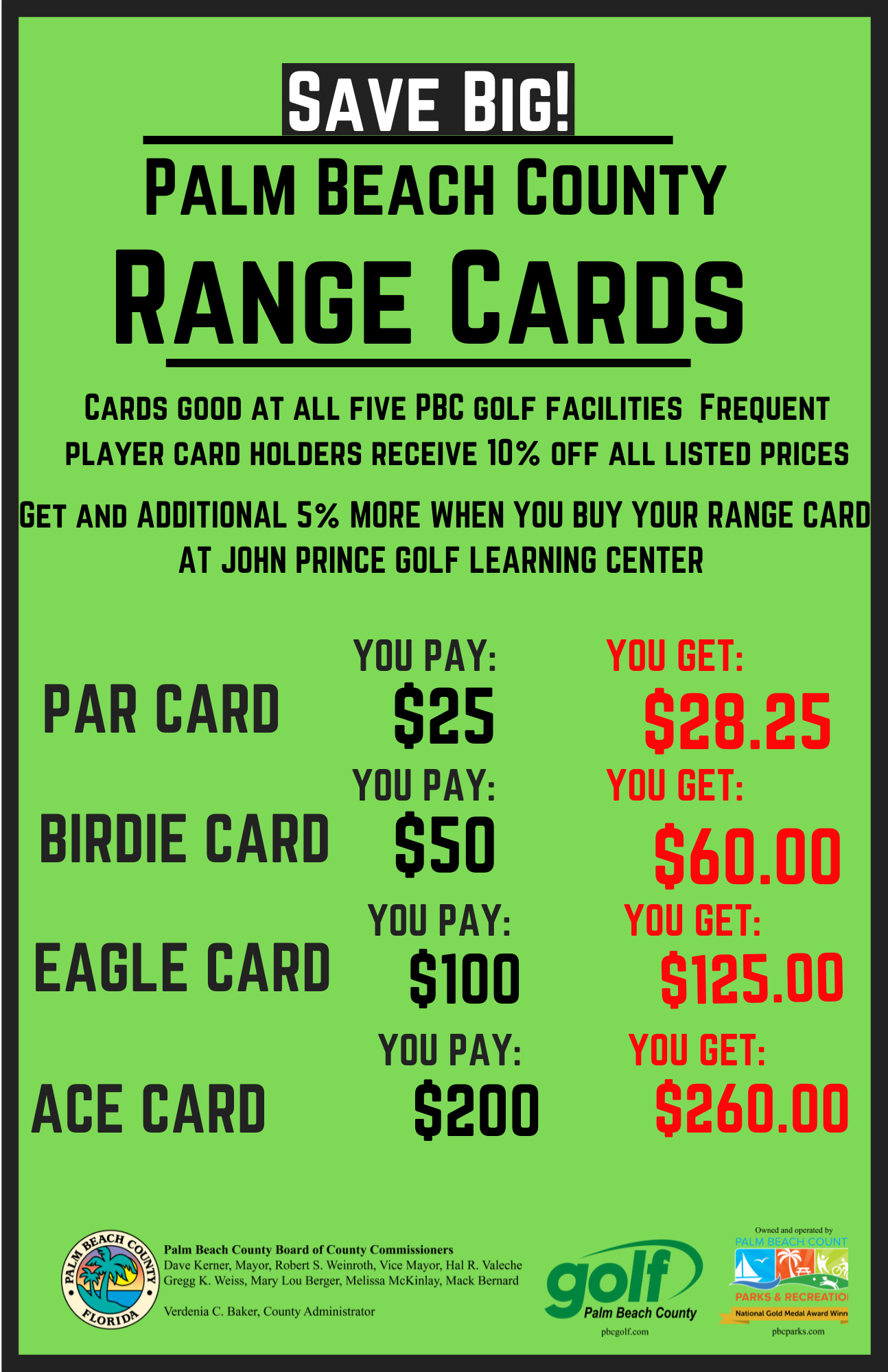 Range card package JP